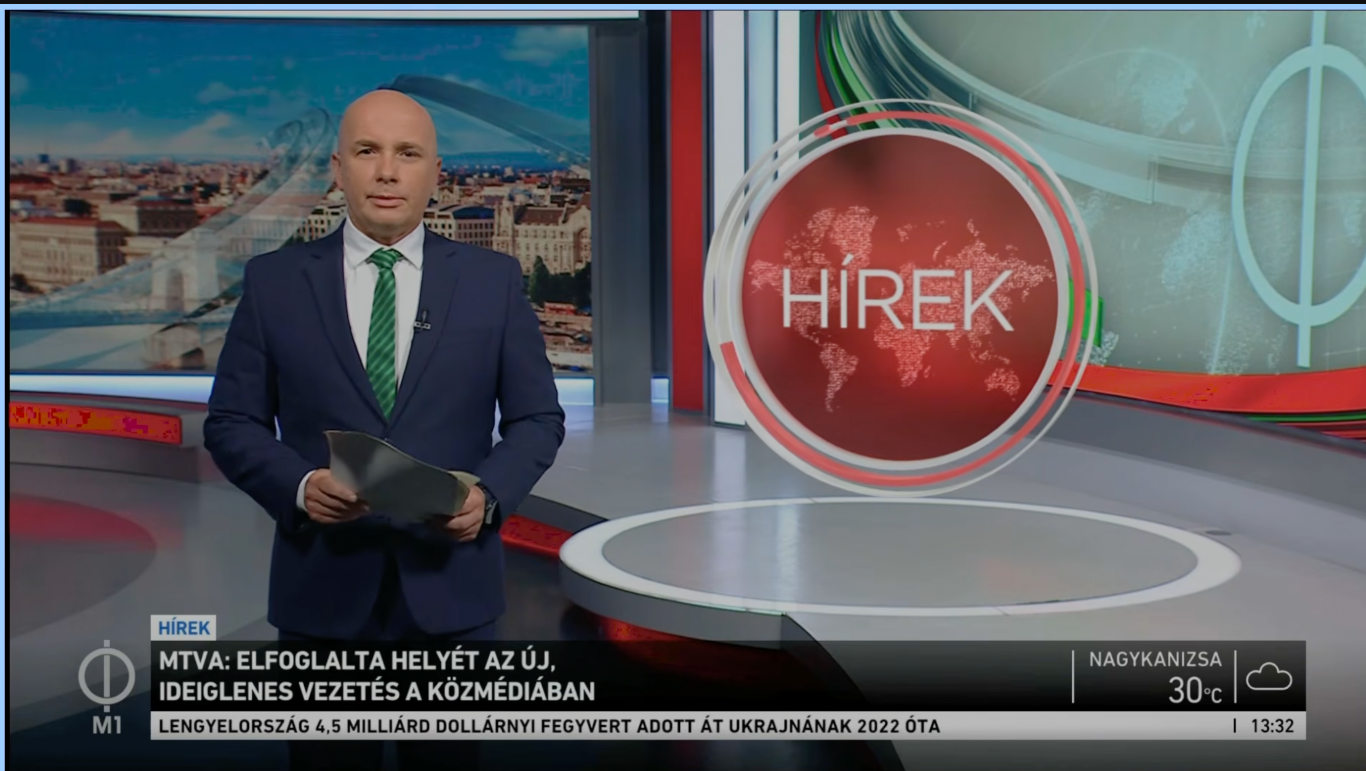 Bemondta az M1, hogy felfüggesztik a propagandát a, biztonsági őrök tessékelték ki Császár Attilát