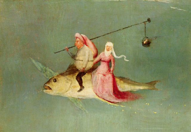 Hieronymus Bosch: Szent Antal megkísértése (részlet)