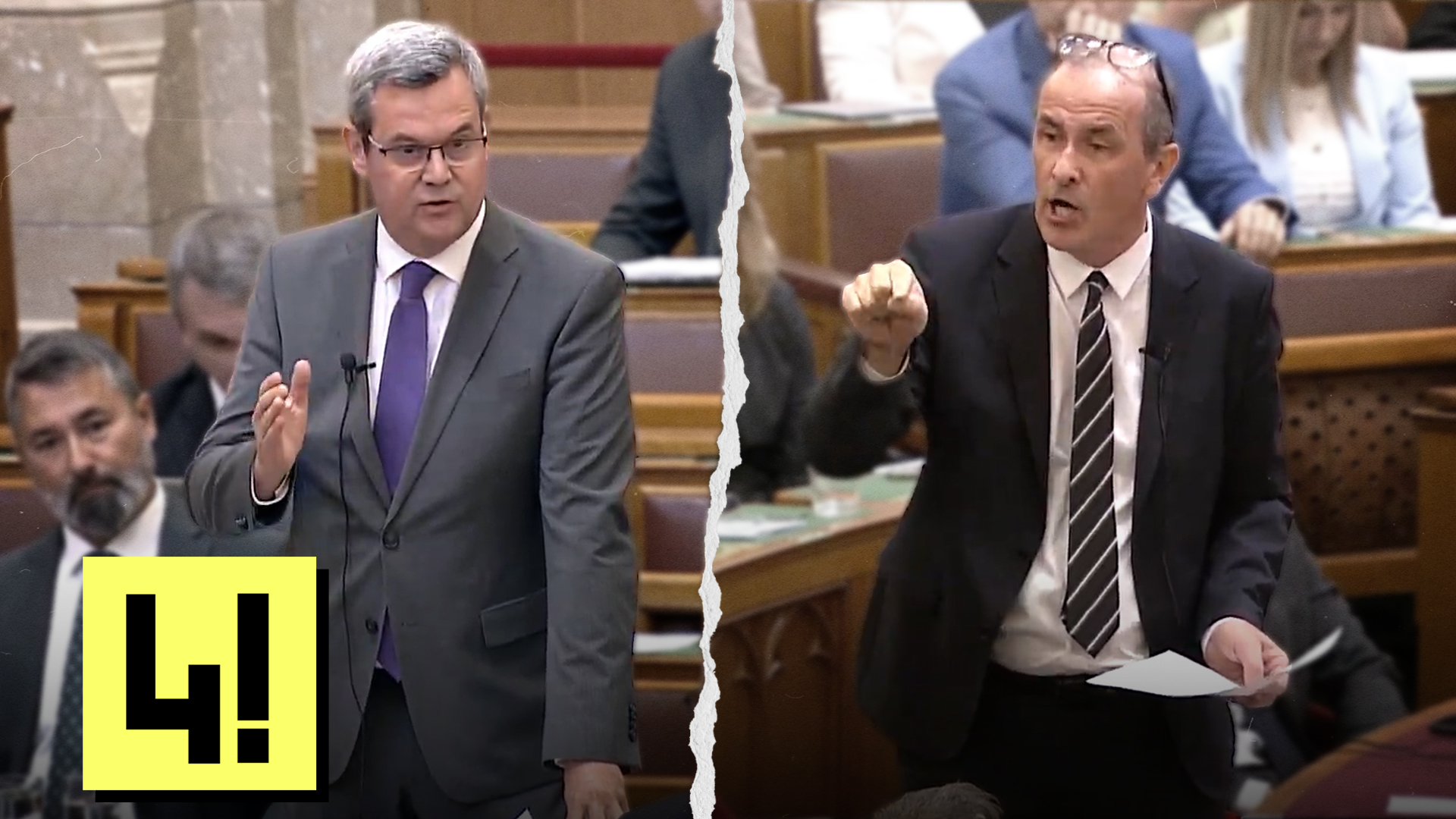 Hegedűs Zsolt indulatos parlamenti beszédet felállva, vastapssal zárta le a Tisza-frakció