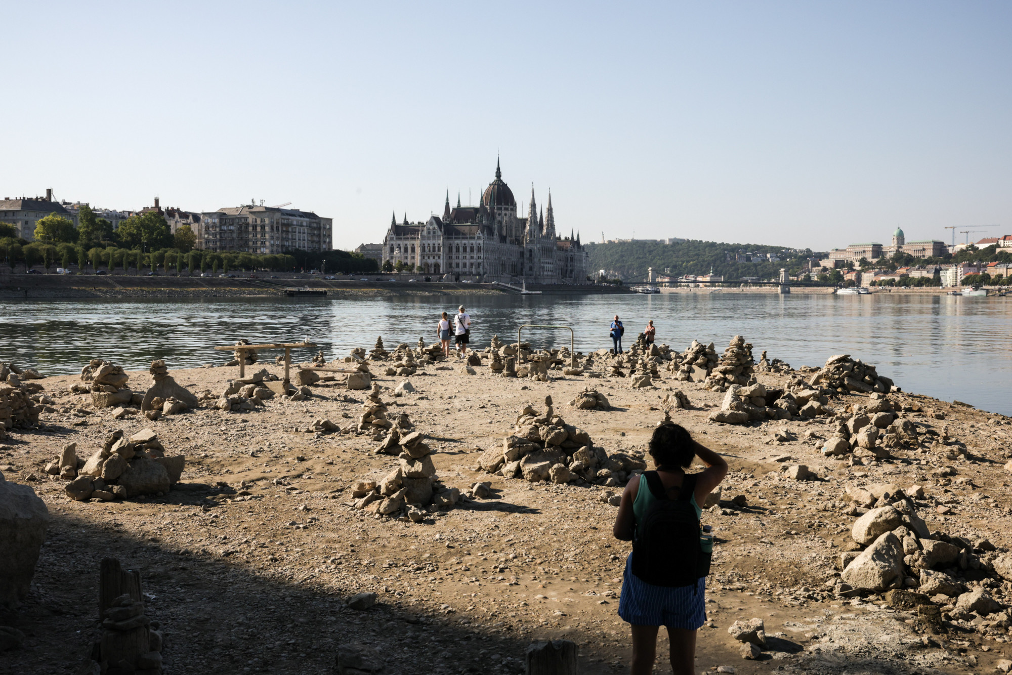 Így néz ki most a Duna Budapestnél