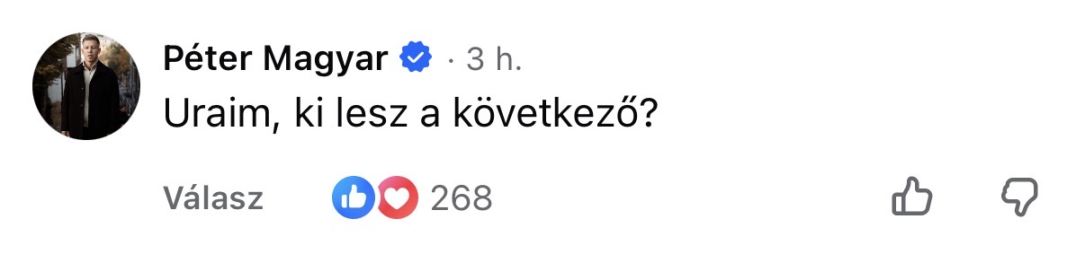 100 nap, 100 topkomment Magyar Pétertől