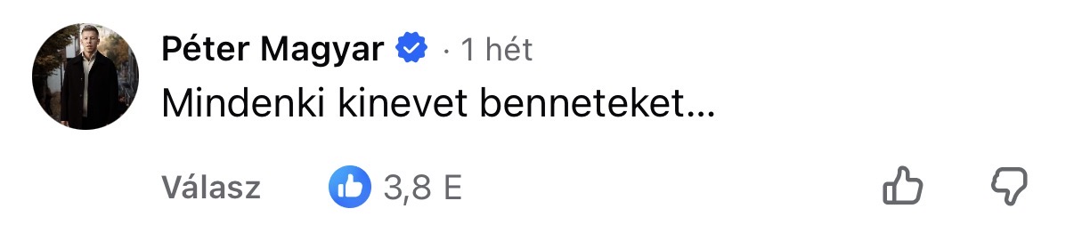 100 nap, 100 topkomment Magyar Pétertől