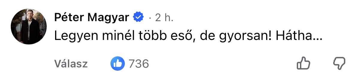 100 nap, 100 topkomment Magyar Pétertől