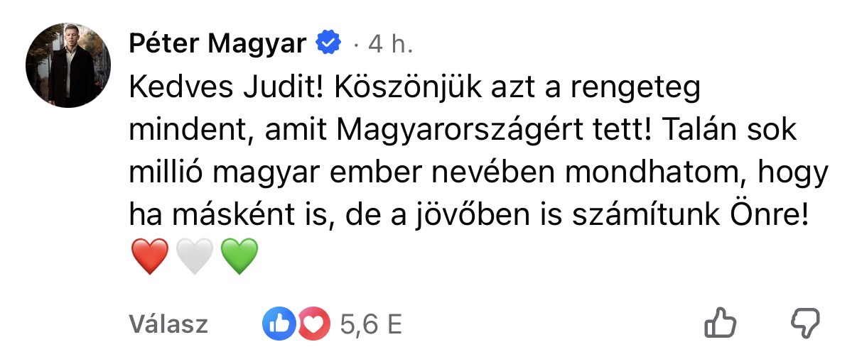 100 nap, 100 topkomment Magyar Pétertől