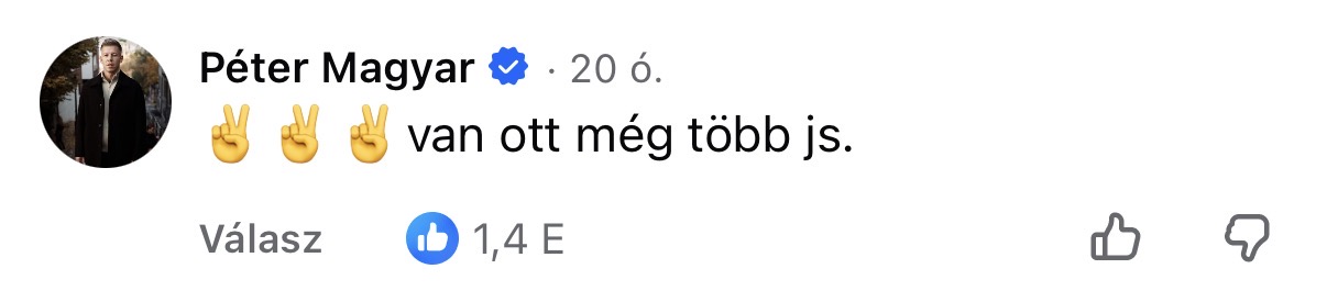 100 nap, 100 topkomment Magyar Pétertől