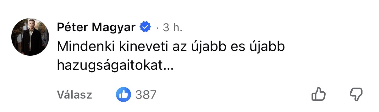 100 nap, 100 topkomment Magyar Pétertől