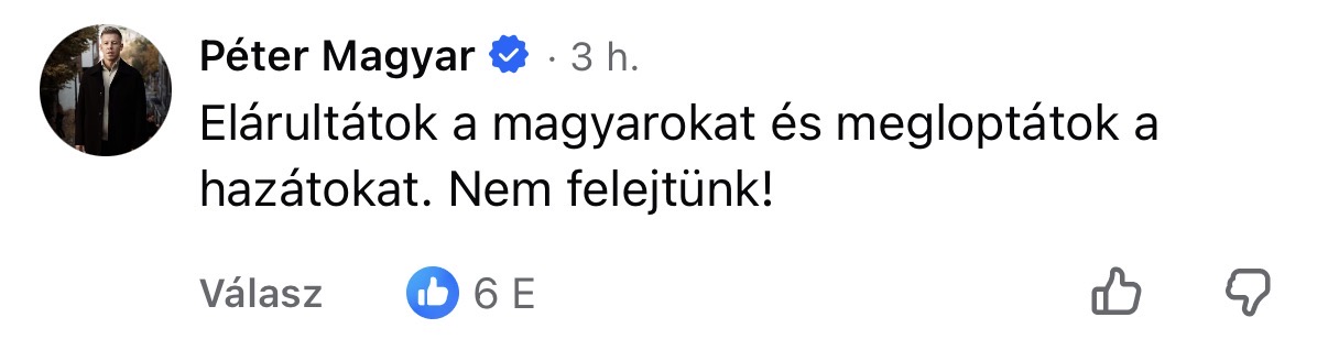 100 nap, 100 topkomment Magyar Pétertől