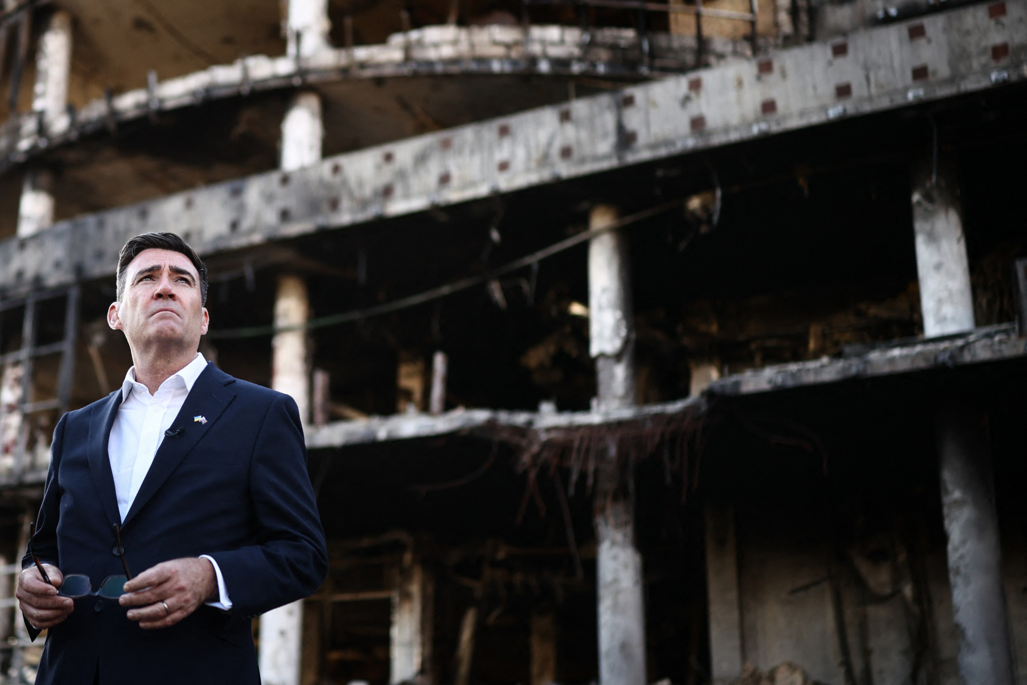 Andy Burnham a britek nácik elleni harcához hasonlította Ukrajna ellenállását