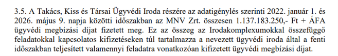 Az MNV 1,4 milliárdot fizetett a Nagy Márton testvéréhez köthető ügyvédi irodának, a kormányváltás után felbontották a szerződésüket