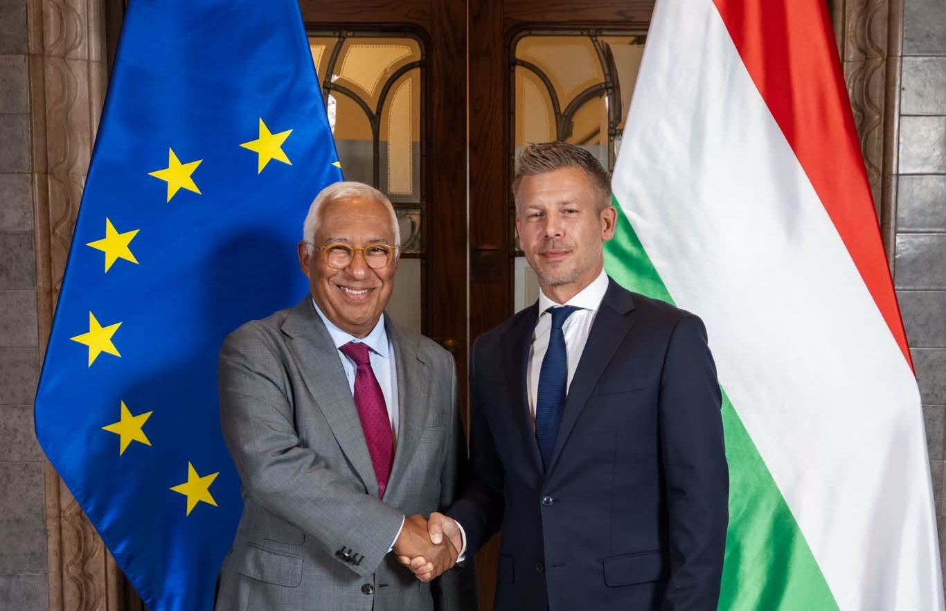 Magyar Péter fogadta az Európai Tanács elnökét Budapesten