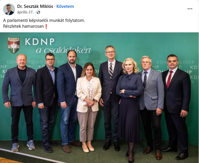 Seszták Miklós mellett a KDNP-s frakciótársai sem álltak ki
