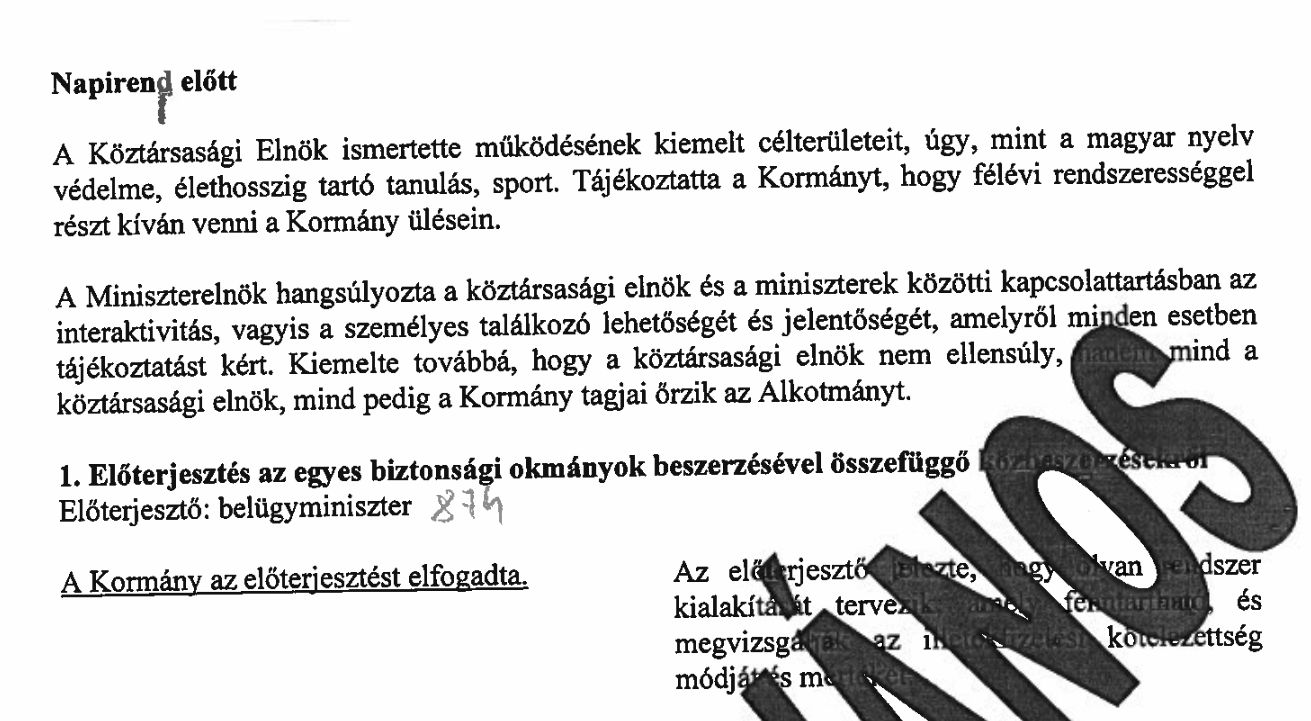 Nyilvánosságra hozzák Orbánék kormányüléseinek összefoglalóit