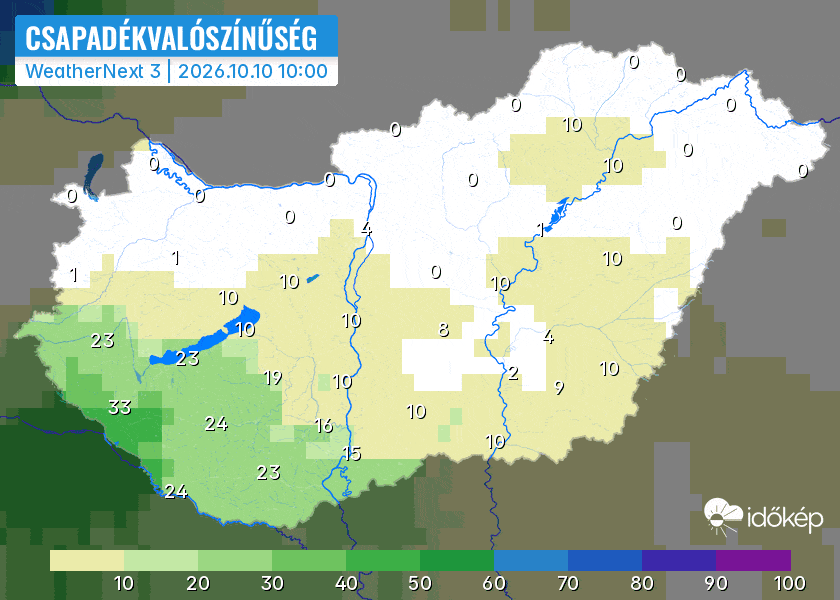 Szombaton még lehet kirándulgatni, friss levegőzni, de aztán éjszakától tényleg esik