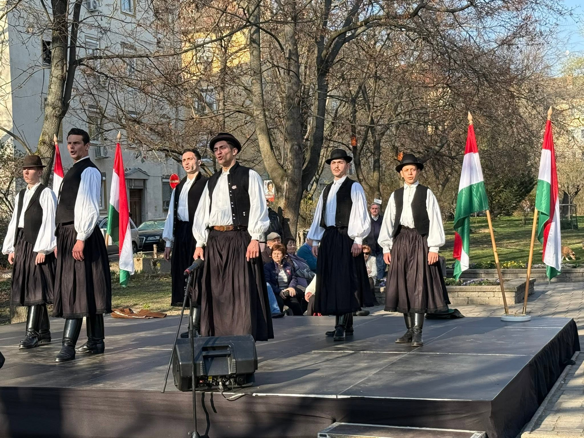 Tóth Gabi cégét NKA-s pénzből szerződtették egy március 14-ei ünnepi megemlékezésre a Wass Albert térre, ahol épp Radics Béla is kampányolt