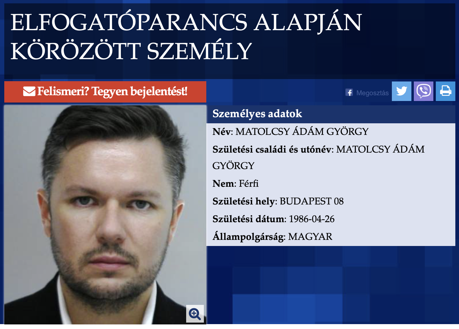 Elrendelte a bíróság Matolcsy György letartóztatását
