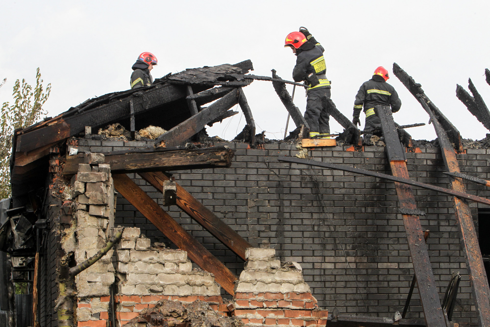 Benzinkutat, hőerőművet ért orosz csapás Ukrajnában