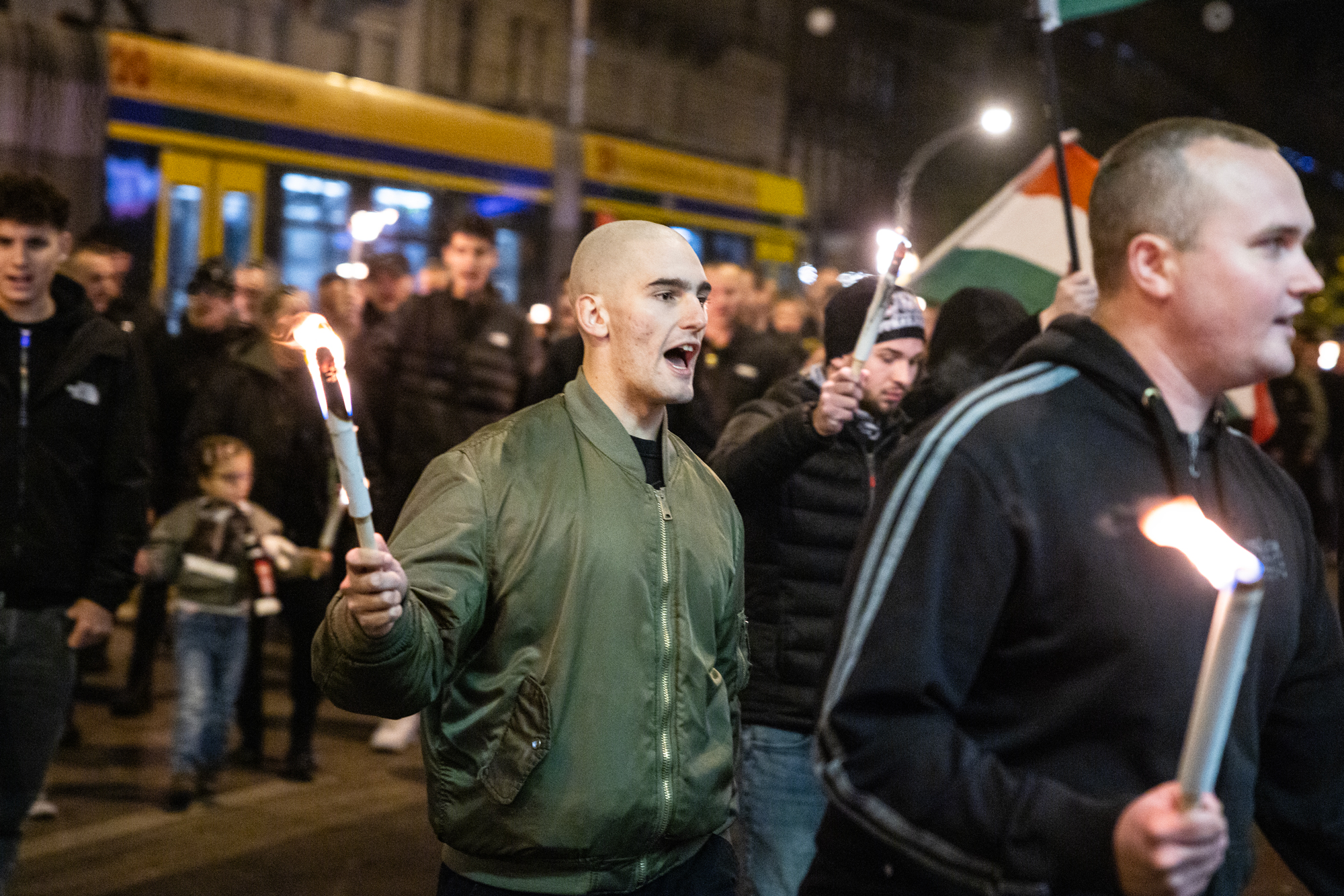 Akinek a Mi Hazánk nem elég nacionalista, az a Légió Hungária masírozós-karlengetős megemlékezésével vigasztalódhatott