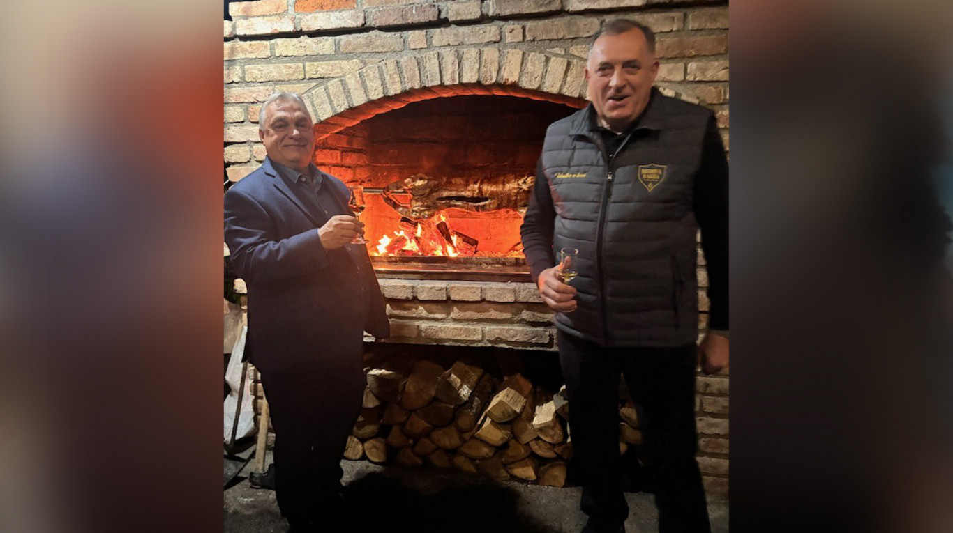 Photo: 444 Milorad Dodik hosts Viktor Orbán and his wife in Republika Srpska